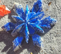 Handmade Resin Snowflake Ornament: Metallic Collection