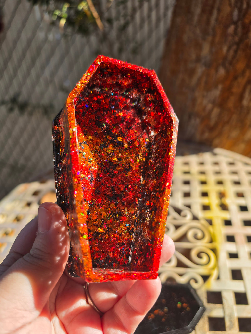 Best-Selling Glitter Coffin Trinket Box