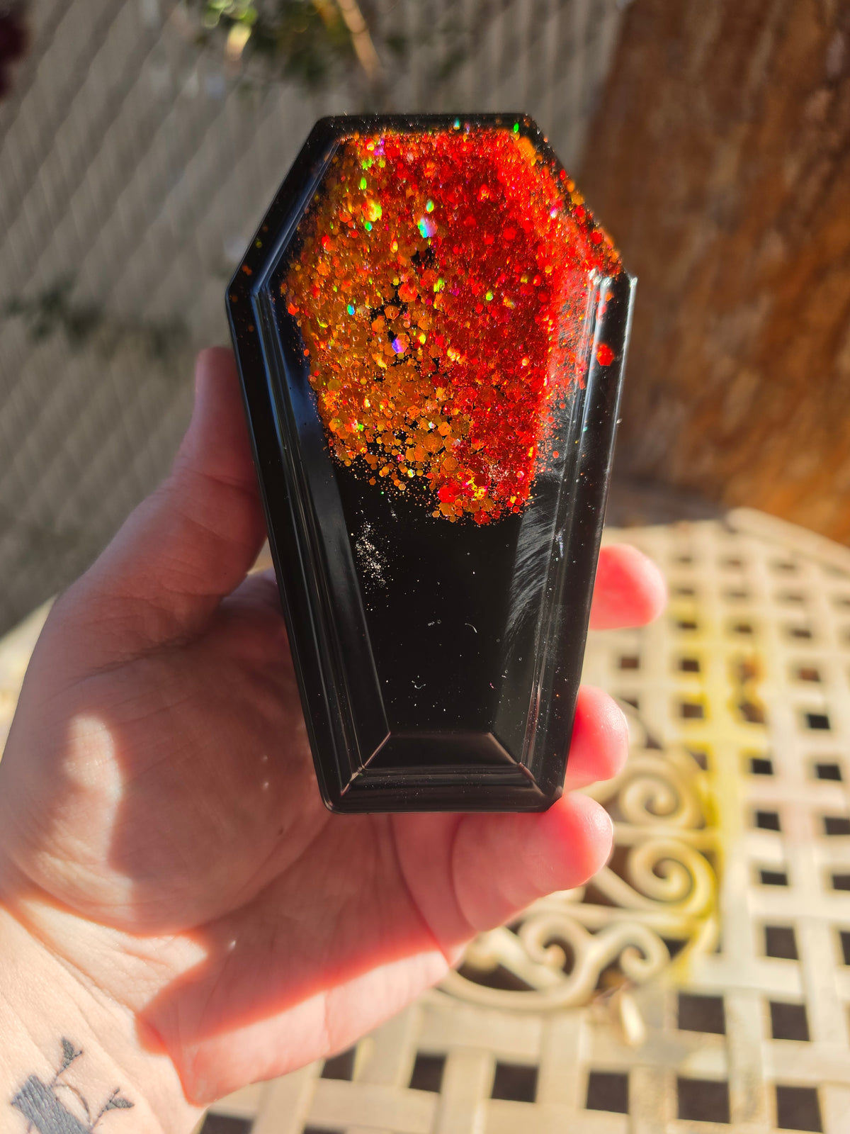 Best-Selling Glitter Coffin Trinket Box