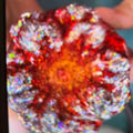 Halloween Galaxy Flower | Sparkly Keepsake Jar
