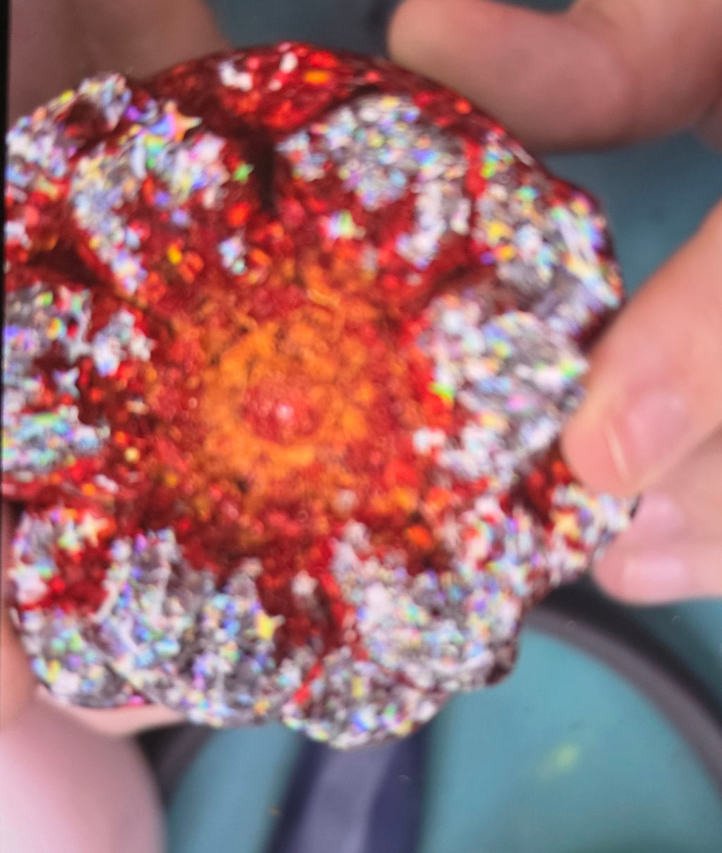 Halloween Galaxy Flower | Sparkly Keepsake Jar