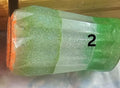 Junk Vase No. 2 | White & Green Glitter Resin Vase