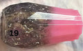 Junk Vase No. 19 | Black Silver Foil & Hot Pink Resin Vase