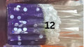 Junk Vase No. 12 | Purple & White Dot Resin Vase