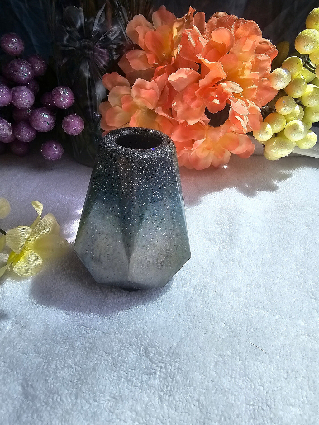Junk Diffuser No. 3 — Champagne & Sage | One-of-a-Kind Handmade Resin Reed Diffuser
