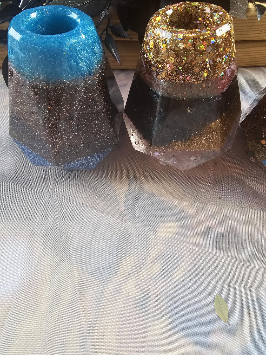 Junk Diffuser No. 3 — Champagne & Sage | One-of-a-Kind Handmade Resin Reed Diffuser