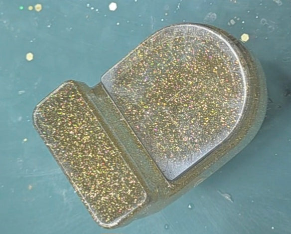 The Luxury Crapper | Gold Glitter Resin Trinket Holder