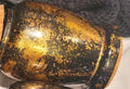 Handmade Resin Apothecary Jar with Cork Lid | Copper - Fractured Foil Collection
