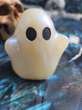 White Light-Up Ghost | Handmade Resin Ghost Night Light