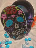 Sugar Skull Trinket Box | Handmade Resin Day of the Dead Decor